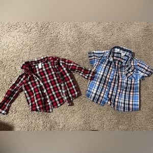 2 boy 24m button ups